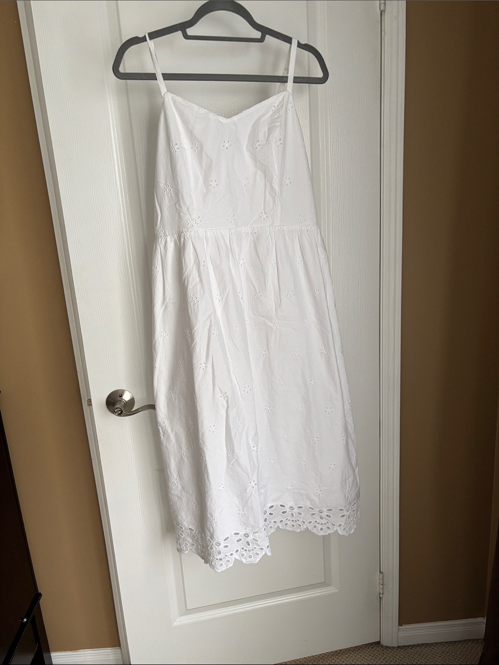 Old Navy White Eyelet Maxi Sundress